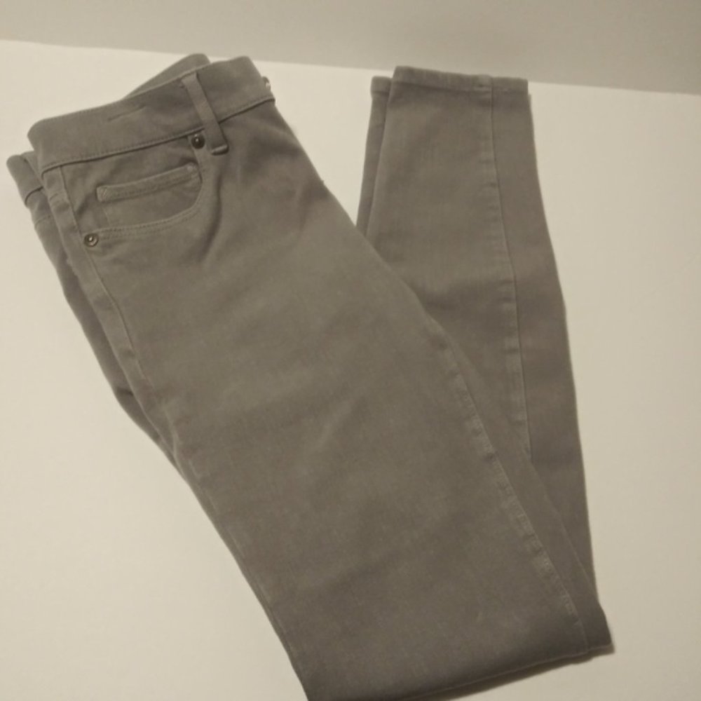 Anne Taylor LOFT performance denim jeans in gray